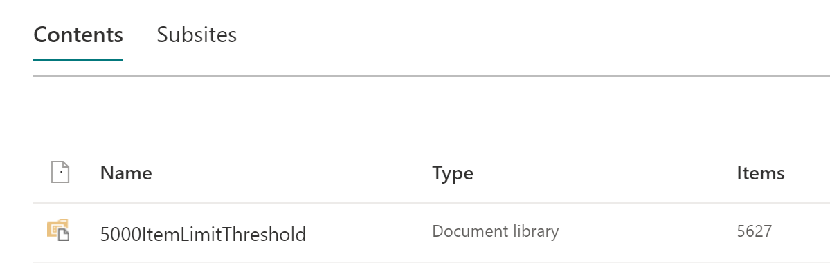Training: SharePoint – 5000 Item Limit Threshold | console.log('Charles');