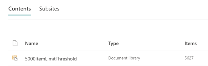 Training: SharePoint – 5000 Item Limit Threshold | console.log('Charles');