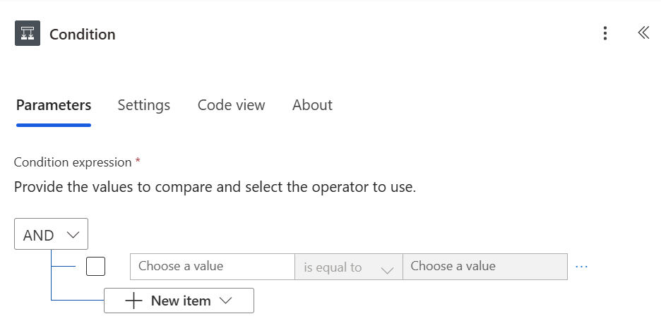 Figure 4 - Power Automate cloud flow Condition action.